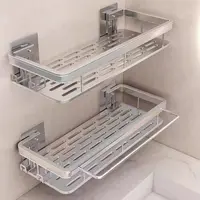卫生间免打孔置物架壁挂式
