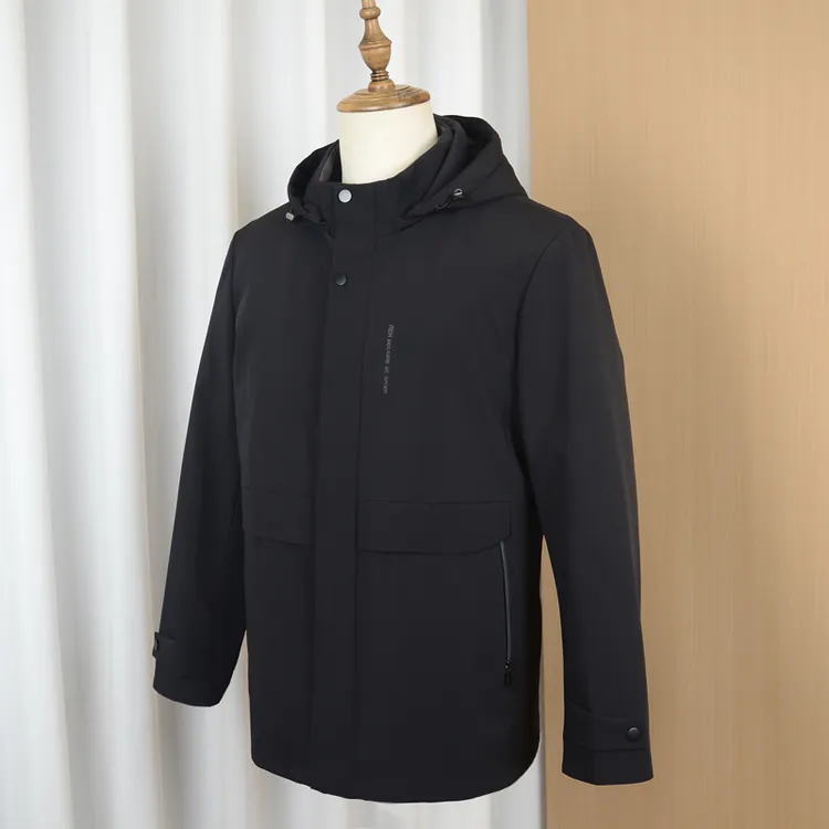 YF-2653#男士冬季保暖御寒黑貂皮草内胆派克服