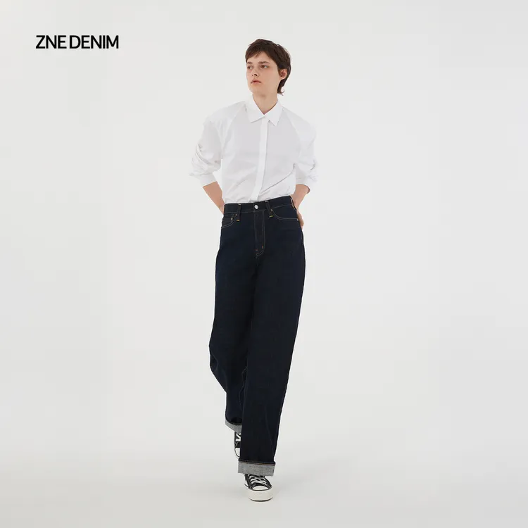 ZNE Jeans经典原色赤耳牛仔裤1230