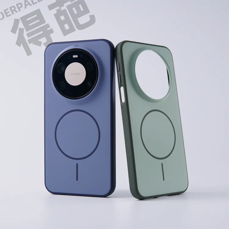 得葩肤感华为mate80promax细环磁吸手机壳mate70软边防摔小米苹果