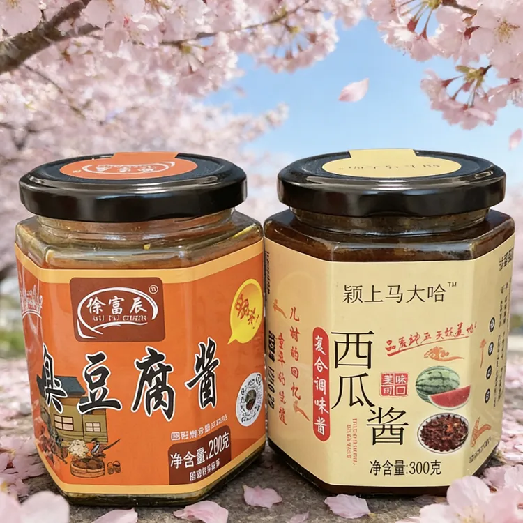 [马大哈专属]西瓜酱豆＋臭豆腐酱组合装两瓶