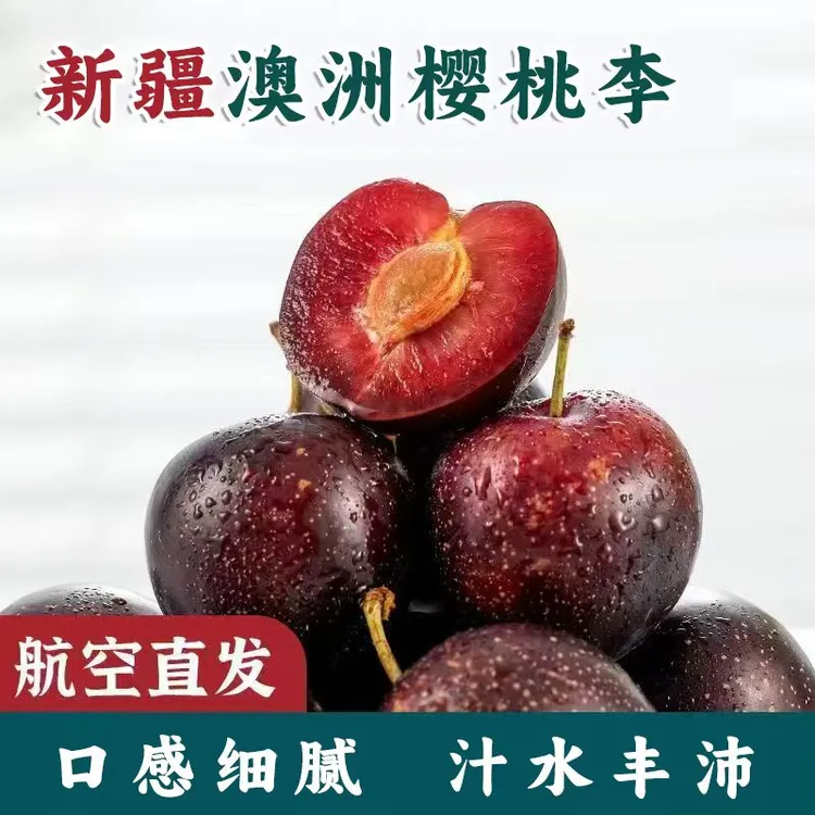 新疆阿克苏樱桃李现摘红心李子新鲜水果当季脆甜恐龙蛋李子