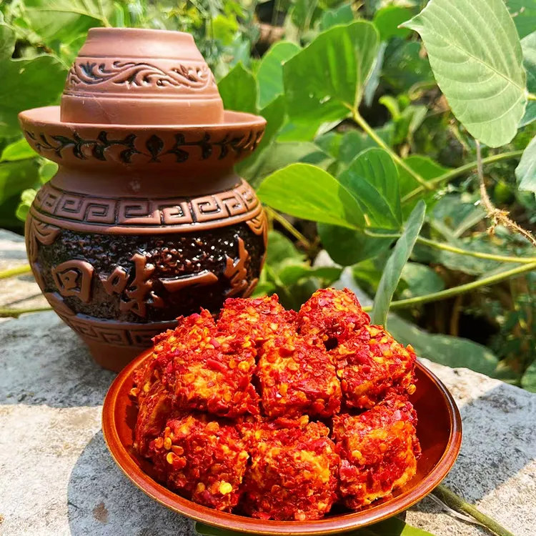 豆腐乳香辣下饭农家风味手工优选家乡细腻美味麻辣霉豆腐1000克