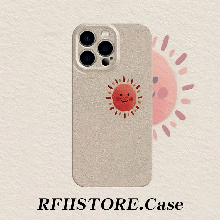 ZMGX小太阳适用苹果17promax菲林手机壳华为P70oppo小米14vivo套