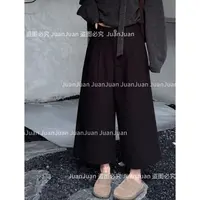 【极简懒人】秋季新品慵懒八分裤百搭洋气带腰带