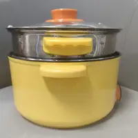 防干烧多功能料理锅小型电炖锅黄色A