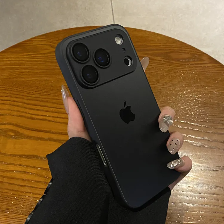 适用苹果17高级感手机壳16/15/14promax磨砂手感13AG防摔磁吸壳12