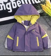 2025新款男童加绒外套儿童夹棉派克服中小童帅气二棉冲锋衣时髦潮