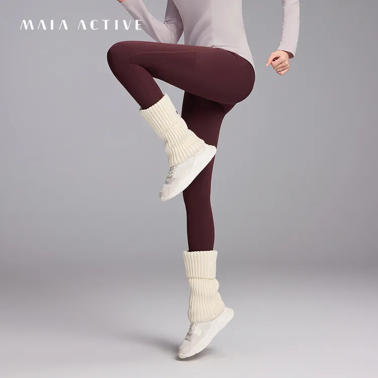 【10月上新】秋冬柔软亲肤含绵羊毛休闲瑜伽针织腿套MAIA 54SO04