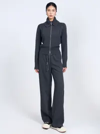 ZHENXI【手工羊毛裤】高个子加长宽松阔腿活页分割休闲裤25QDFF0648