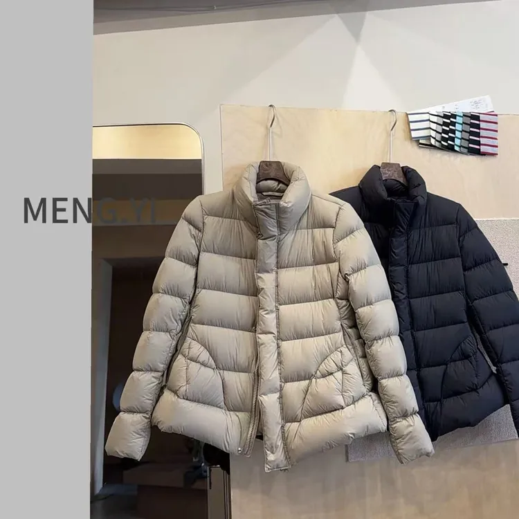 MENG.YI新90白鸭绒掐腰显瘦羽绒服5339-2