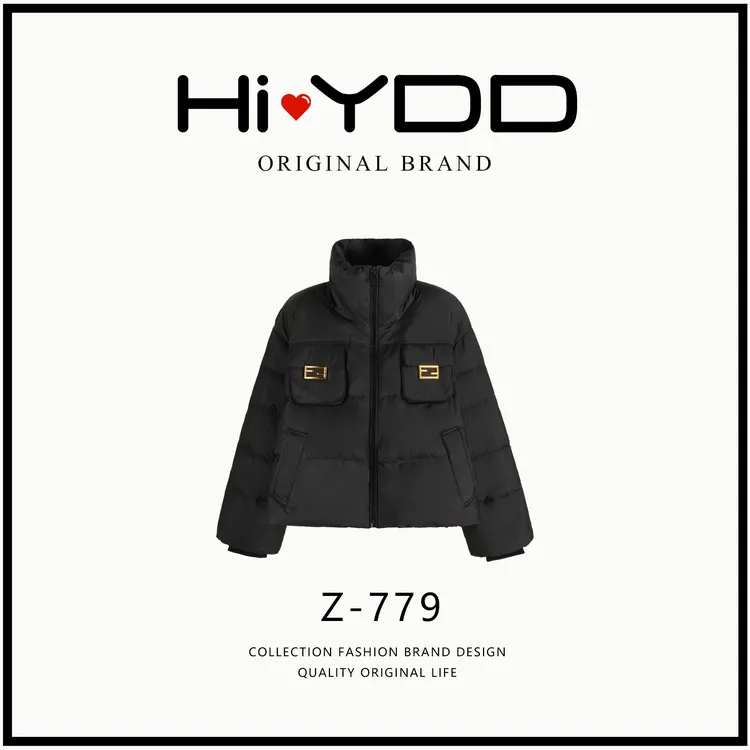 YDD•「Z-779」秋冬款百搭潮流设计口袋立领长袖保暖拉链外套WW-8805