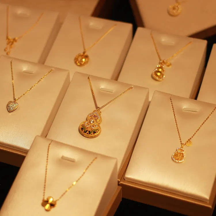 坠链均925银 坠链S925锆石国风古法工艺纯银轻奢时尚精致女士项链