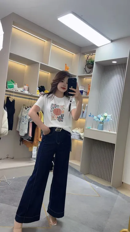 夏款百搭显瘦南瓜短袖上衣5261