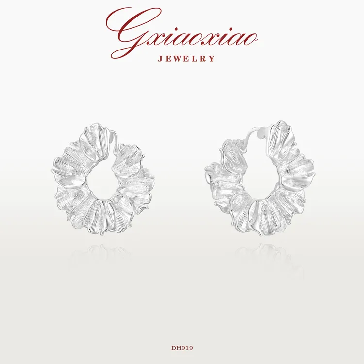 G XIAOXIAO 气质百搭简约设计师圈圈耳环小众DH919新年礼物