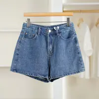 麦迪尚品【夕Y】50910182 含棉通勤百搭牛仔短裤夏季女装商场同款