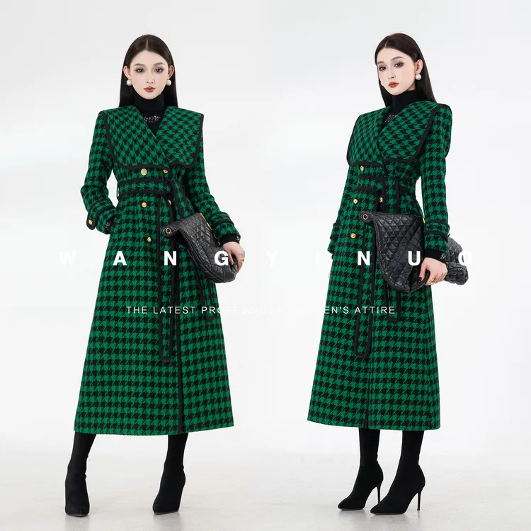 MD定制·依诺【千雅风尚】2025冬季款显瘦气质时尚百搭羊毛毛呢外套