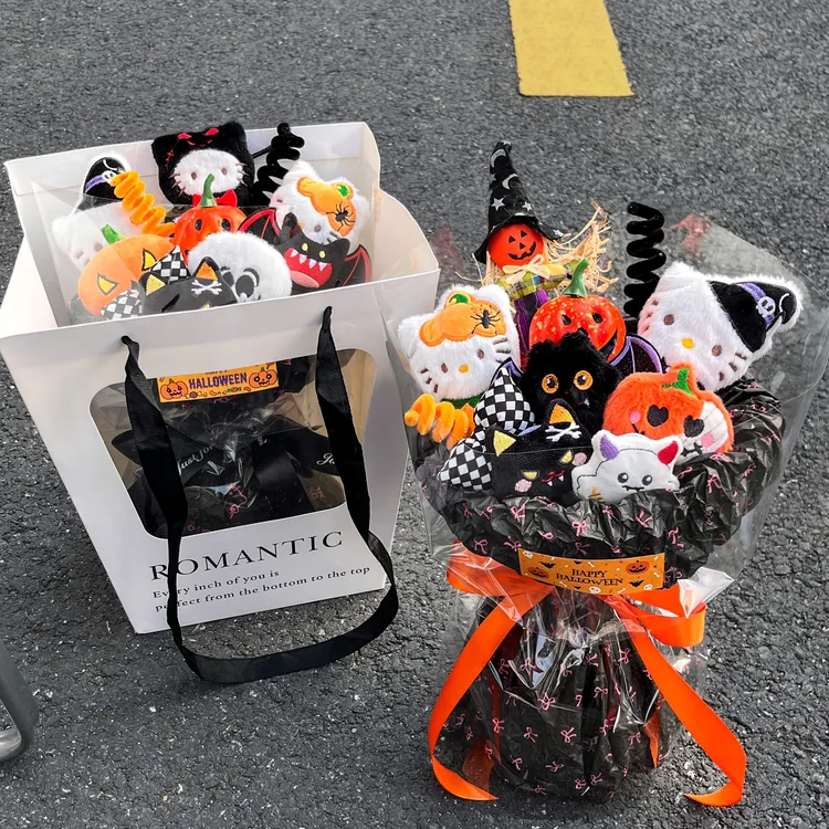 HelloKitty万圣节玩偶花束搞怪生日礼物送女生朋友闺蜜创意实用