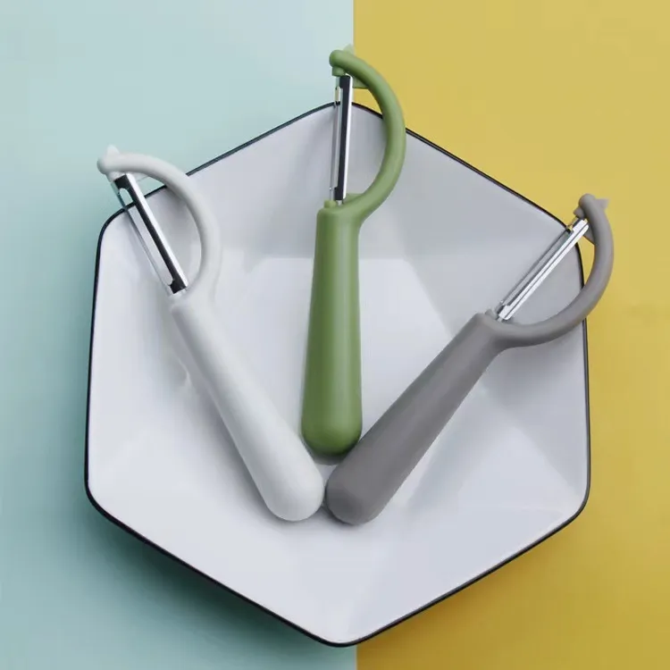 【到手3支】P型削皮器厨房用具瓜果削皮刀具不锈钢刨刀简约刮皮