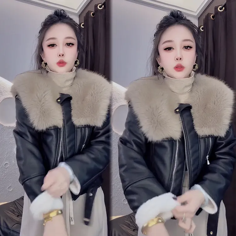 2025秋冬新款时尚显瘦气质网红高档洋气女高级百搭宽松大码外套潮