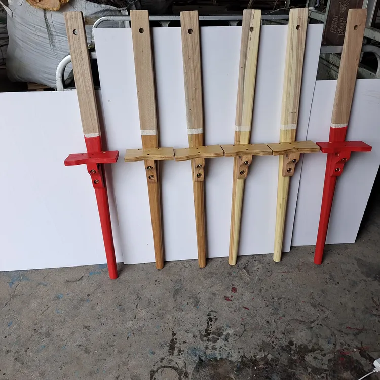 榆木绑腿高跷螺丝固定款实木结实耐用有韧性带绑绳和脚套微沉