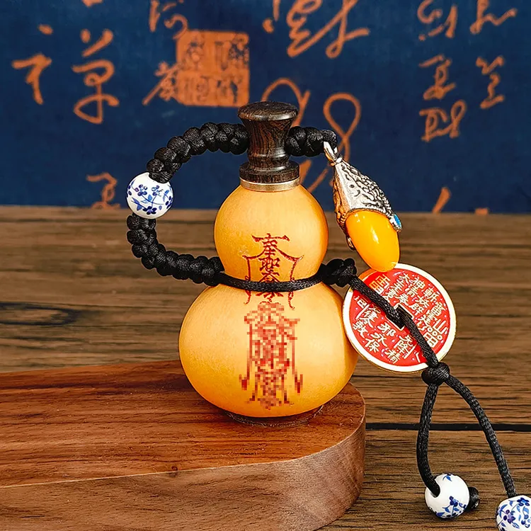 天然手工真小酒葫芦铜开口葫芦