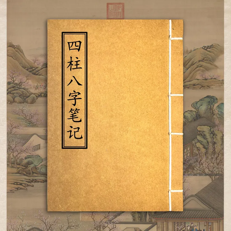 四柱八字笔记 手工线装形式呈现民间文化传统古籍通俗易懂