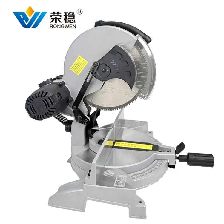 荣稳锯铝机集成吊顶50度切割机大角度圆盘锯加大扭力不掉速松弛感