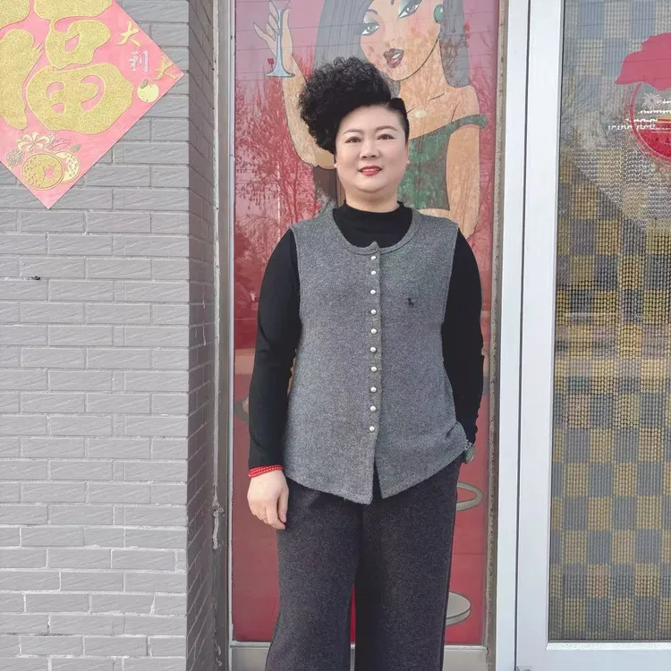 肥大码时尚减龄加大加肥两件套早春款25-0113