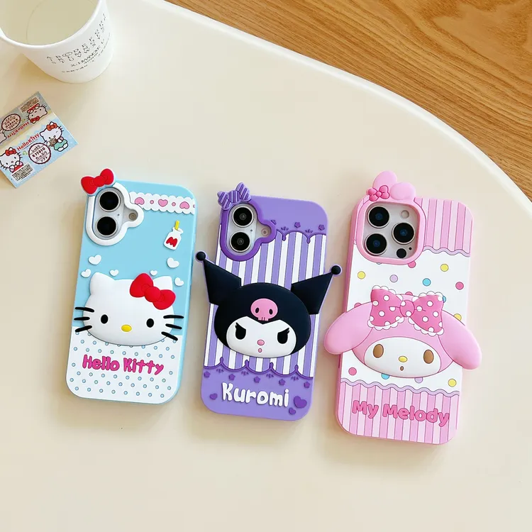 适用苹果oppo华为vivo小米|kitty猫美乐蒂可爱iPhone17硅胶手机壳