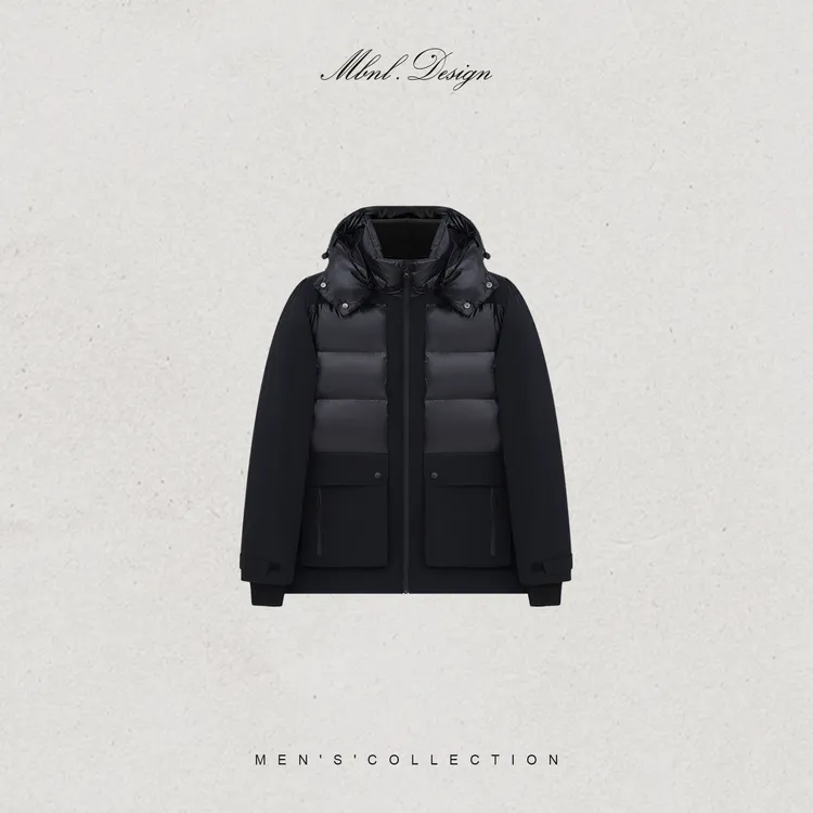 MBNL-F「-20℃」秦磊男装90白鹅绒高密度蓬松羽绒服LL-WYR7060