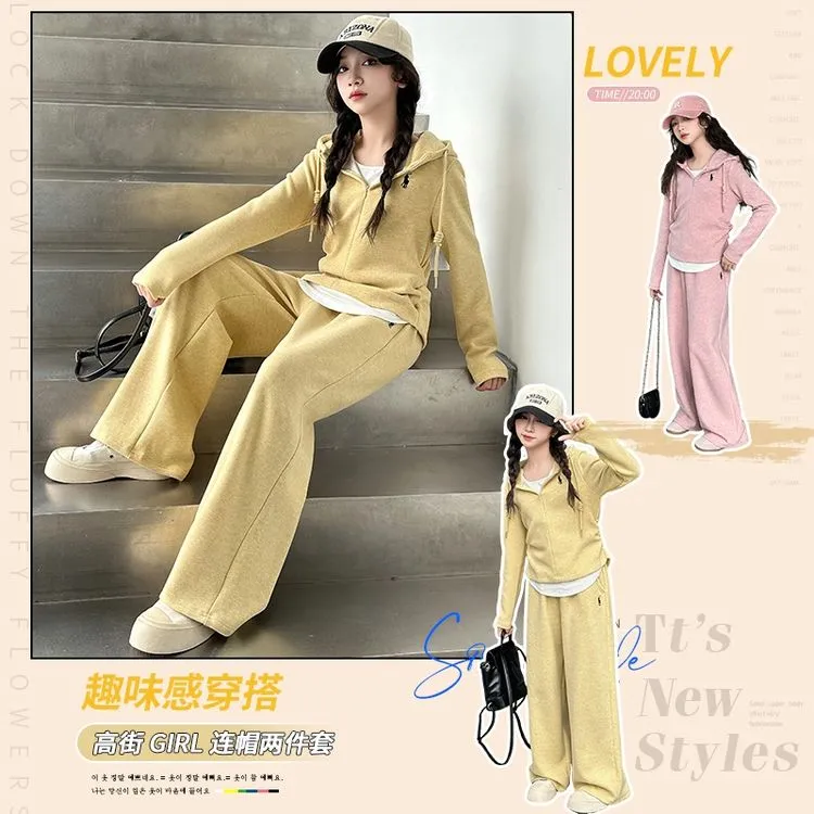 时尚休闲高街洋气减龄网红韩版套装+糯米绒套装+夏季男女通用10 -