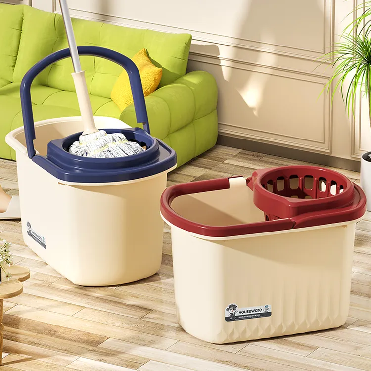 加厚拖地水桶家用大号带轮子塑料手提塑料脱水桶懒人洗拖地神器