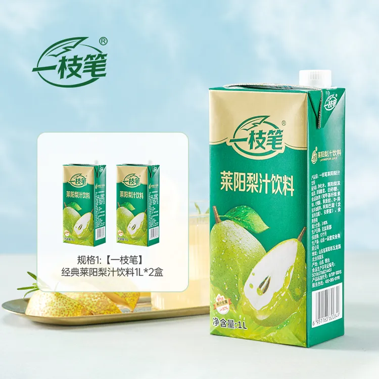 【一枝笔】经典莱阳梨汁饮料1L*2盒
