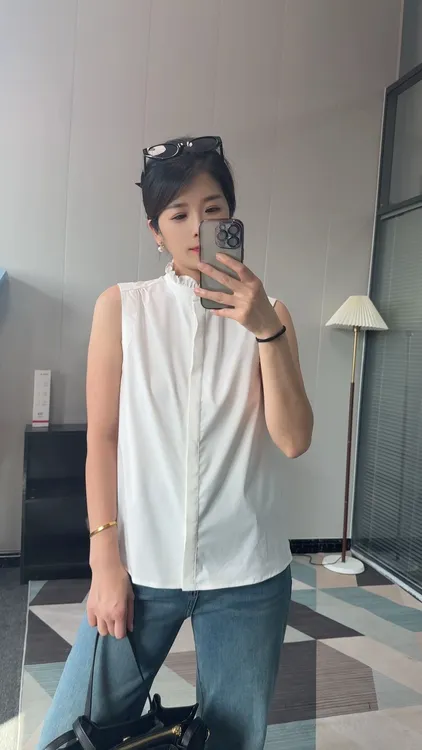 【百搭神器】莱赛尔 内搭背心百搭衬衫