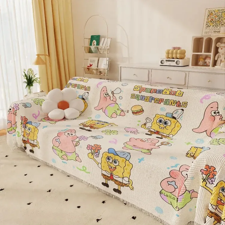 沙发垫可爱卡通全包防滑沙发巾四季通用全盖防尘沙发盖布