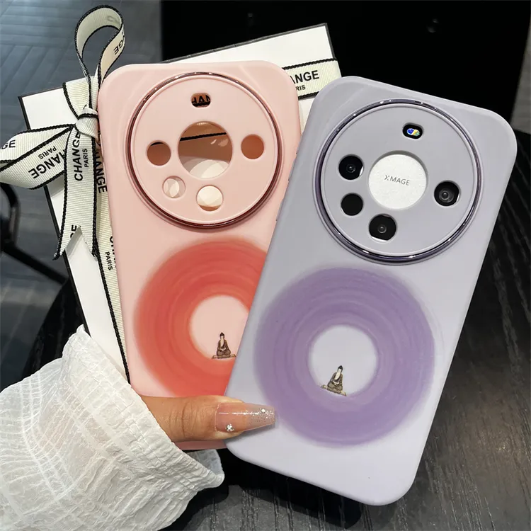 金属小胖妹手机壳适用华为mate60pro/苹果/荣耀/OPPO/VIVO/小米