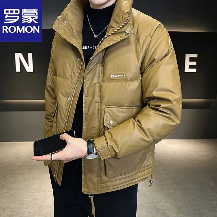Romon/罗蒙冬季爆款绒丝户外防风防水防寒新款保暖加厚羽服袄