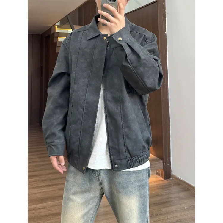 Alex休闲帅气港风复古百搭防水迷彩潮流标准型不褪色韩版夹克外套