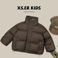 【小首尔】现货-儿童韩版保暖羽绒服冬季百搭宽松加厚外套D23158