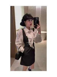 2262#法式复古不规则衬衣