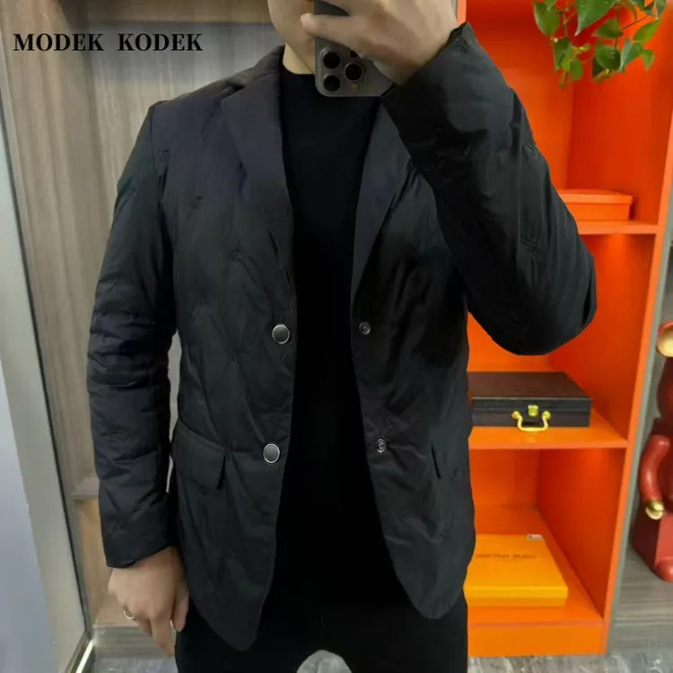 MODEK KODEK秋季新款男士商务休闲羽绒服高级感潮牌时尚百搭外套