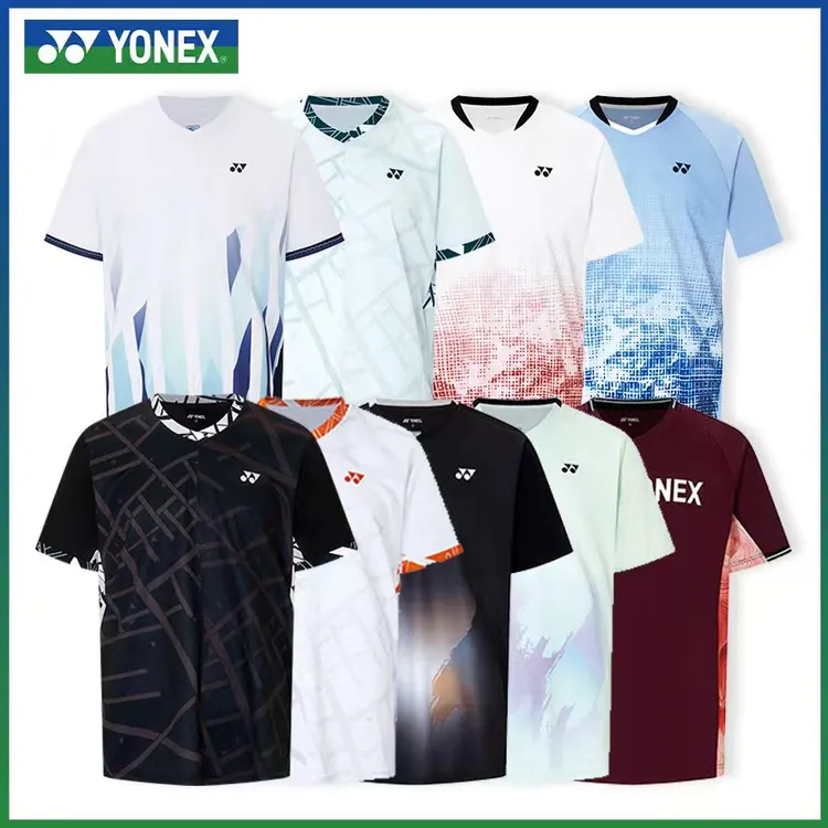 YONEX/尤尼克斯新集合羽毛球运动男女短袖T恤