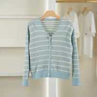 麦迪尚品【夕Y】50909184 春季简约针织开衫毛衣品牌女装