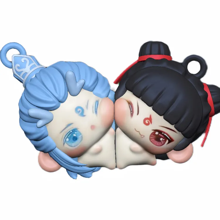 哪吒2魔童闹海敖丙公仔磁吸钥匙扣挂件立体潮玩周边礼物男女钥匙