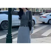 【复古假两件亨利衫】早秋新款！假两件复古撞色休闲亨利长袖衫209