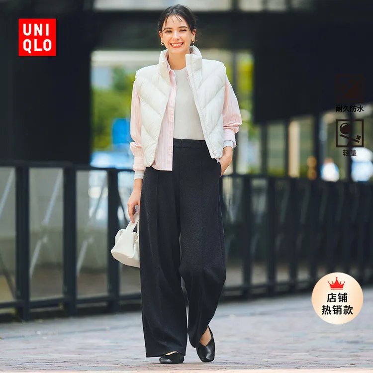 优衣库女装PUFFTECH空气棉服短背心/时尚背心马甲秋冬新款479210