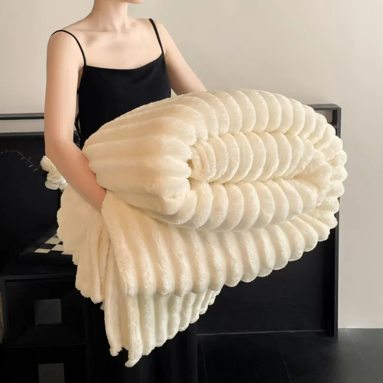 冬季绒毯南通冬季加绒加厚毛毯空调被子毛巾被牛奶