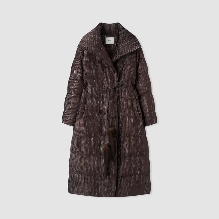 【冬姐自主品牌】VOR 95白鹅绒 气质时尚保暖羽绒服 V25300107