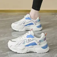 老爹鞋女2025年秋季新款网面鞋子女潮ins百搭爆款厚底休闲运动鞋